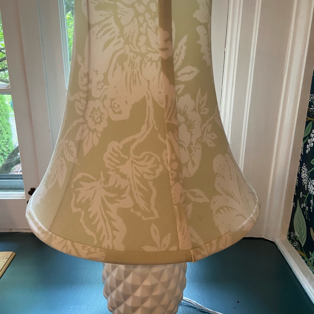 Handmade lampshade using shabby chic fabric - Picture 3 of 3